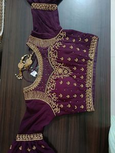 Heavy Wine Colour Lehenga