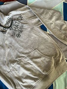 Gray Graphic Hoodie