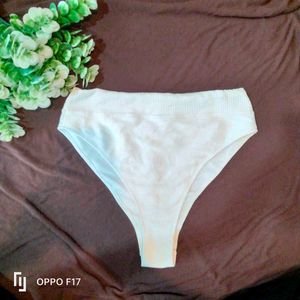 h&m high waisted White Bikini Bottom