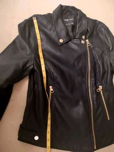 Black Faux Leather Jacket