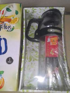 Glass Pitcher with Lid