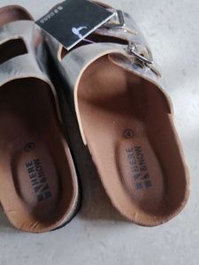 Silver Sandals - New with Tag