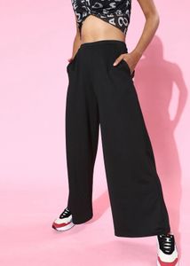 SASSAFRAS Women Black Pant