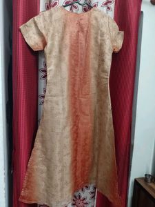 Pure Satin Artwork Dress