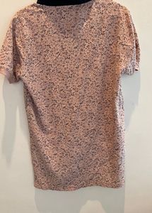 Floral Print Polo Shirt