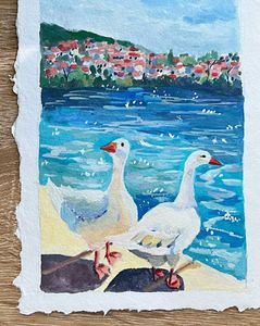 Goose Lake Painting