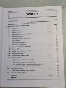 Mechanics Of Solids (Strength Of Materials) By G.V.V. Satyanarayana And Pakirappa Second Edition