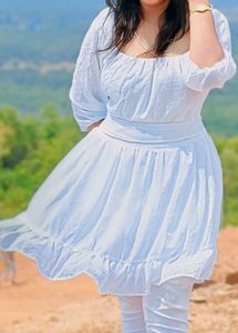 White Mini Dress...1 Time Use Only