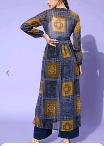 Font open tie dress