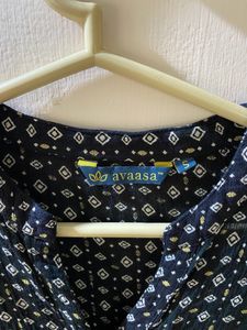 Black Sleeveless Kurti Women