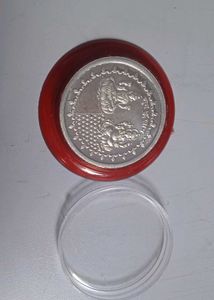 Laxmi Ganpati Silver Plated Coin
