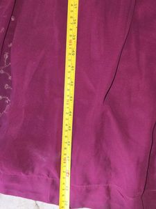 Elegant Purple Embroidered Anarkali