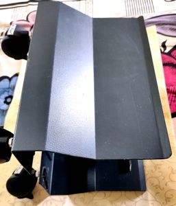 Metal CPU Trolley (Black) /CPU Trolley with Wheels/Computer Floor Stand Trolley with Castor Wheels with locking System Multiple use.