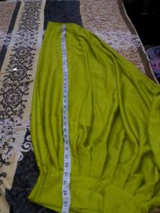 Farsi Salwar Green Kurti  Set