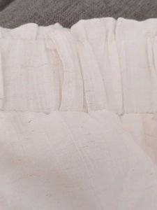 Korean Aesthetic White Flare Pants