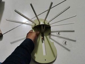 Plastic 7-in-1 Multifunction Retractable Wall-Mounted Pull-Out Hanger Rack Without Punching Hooks Up for Kitchen Bathroom