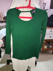 Emerald Green Long Sleeve Top
