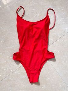 Red Hot Bay Watch Swim Wear Bodysuit Monokini