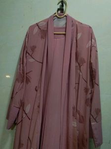 Light Soft Material 3 Pc Abaya