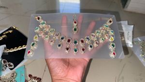 malti colour diamond Jewellery Set✨❤️
