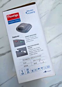 Prestige Sandwich Toaster with Fixed Grill Plates