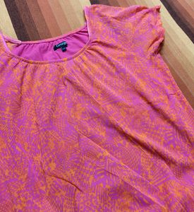 George Women Printed Regular Fit Elastic Nylon Top
