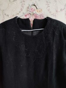 Winter Black Dress