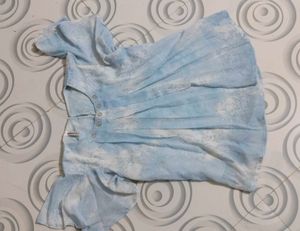 Light Blue Flowy Top