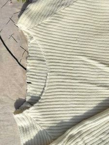 Striped Knit Pullover