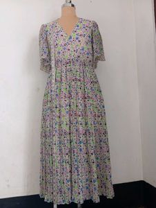 Floral Print Maxi Dress