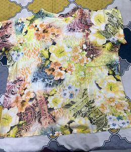 multi color printed top