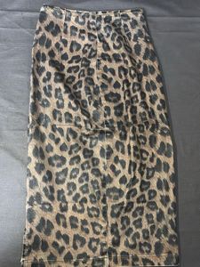 Leopard Print Skirt
