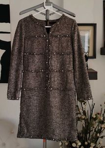 Korean Tweed  Dress