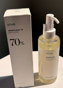 Anua Heartleaf Cleansing Oil And Rhode Peptide