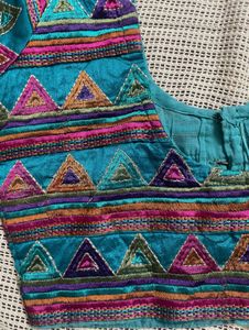 Green Designer Blouse