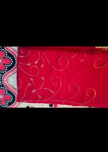 Beutiful Red Saree