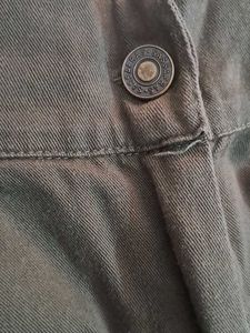 SASSAFRAS Olive Green Wide Leg Pants