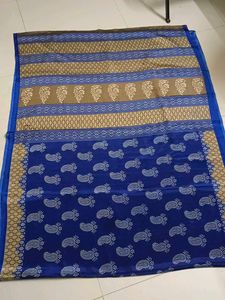 Silk Paisley Print Saree