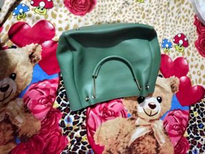 Mint Green Satchel Bag