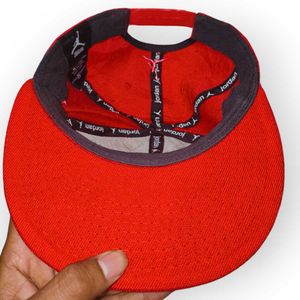 Rare Vintage Jordan 100% Wool Snapback Cap - Red