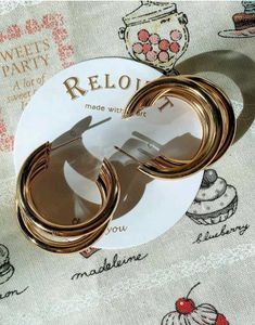 Beautifull Gold Rings Earings For Office And Party