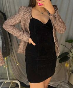 Light Brown Korean Tweed Jacket - Half Price Sale