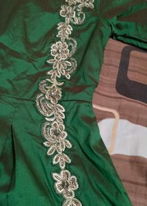 Elegant Green Ethnic Gown