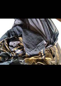 Partywear Ruffle Saree With Stiched Blouse
