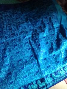 Teal Indian Saree