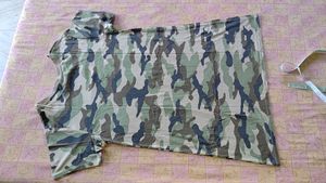 Camouflage Print T-Shirt Dress