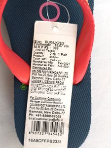 Navy Blue Slippers (Boys)