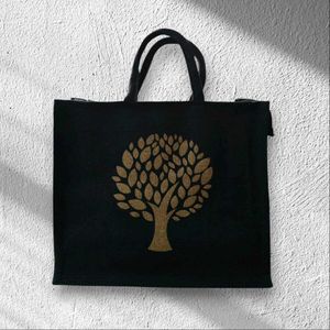 Beautiful Black Canvas Bags Combo For Women