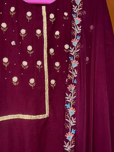 Embroidered Kurta &amp; Dupatta