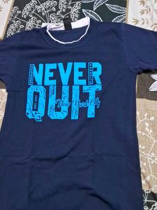 Navy Blue Graphic T-Shirt